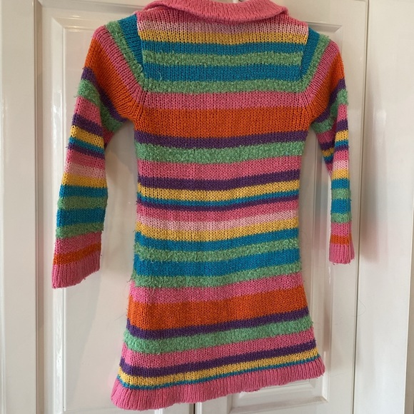 Girl’s long cardigan sweater - Picture 6 of 10